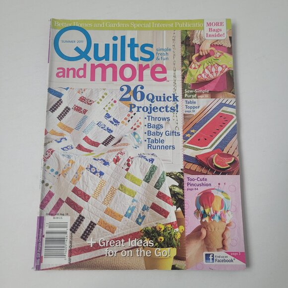 Lot of 8 QUILT & MORE Magazines by Better Homes & Gardens Creative Collection - Picture 8 of 16